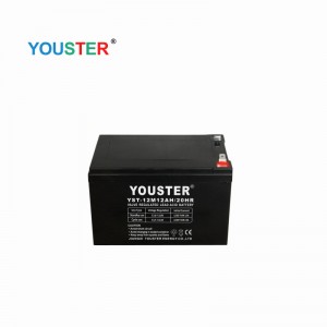 Többfunkciós újratölthető mélyciklusú AGM Bike akkumulátor 12v12AH ólomsav akkumulátor